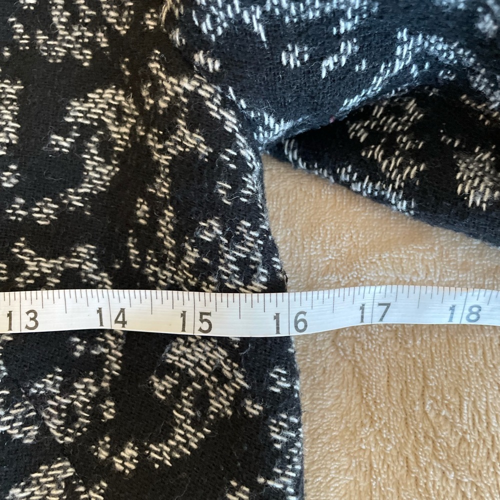 Rachel Roy Printed Long Button Down Jacket - Size XS - Picture 11 of 13